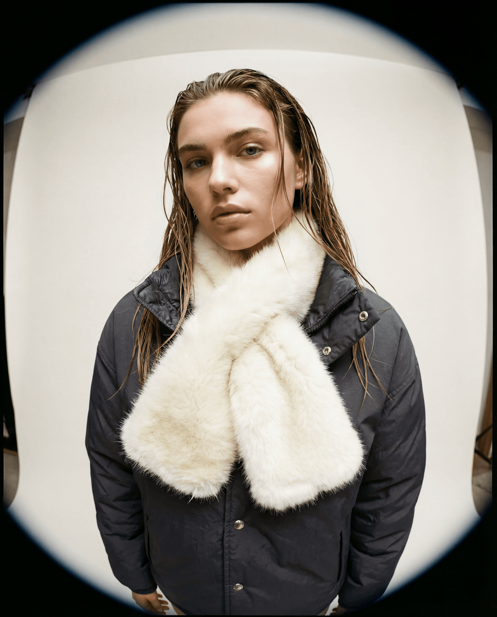 La Bayard – Écharpe en fourrure vegan - Maison Quivernay