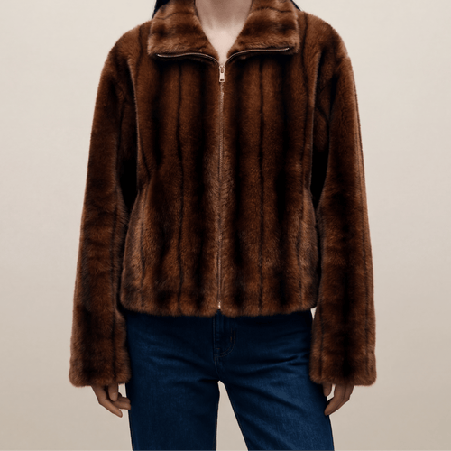 La Berri - Veste femme en fourrure vegan - Maison Quivernay