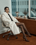 Le Montaigne - Manteau femme en fourrure vegan - Maison Quivernay