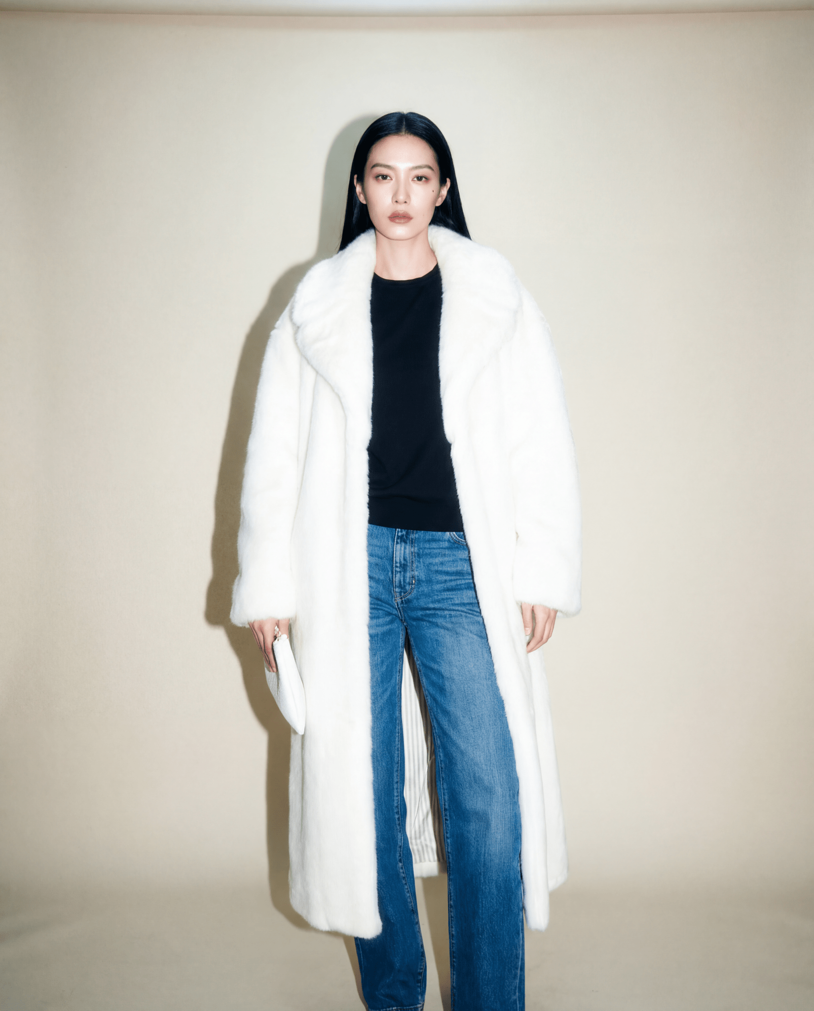 Le Montaigne - Manteau femme en fourrure vegan - Maison Quivernay