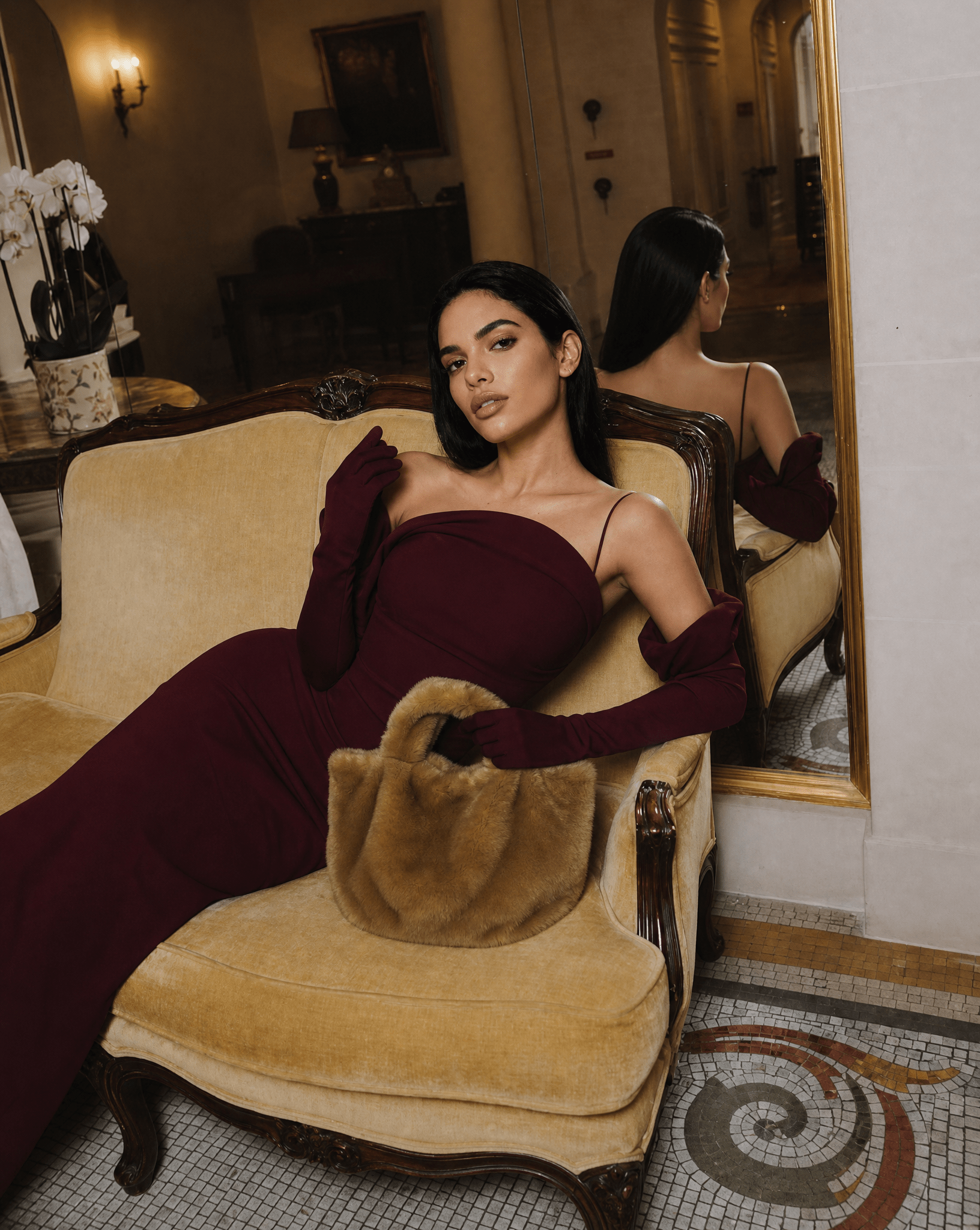 Le Valois – Sac femme en fourrure vegan - Maison Quivernay