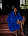 Le Varenne - Manteau femme en fourrure vegan - Maison Quivernay